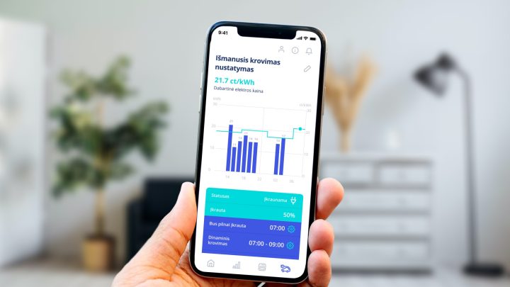 Dinaminis elektromobilių krovimo sprendimas