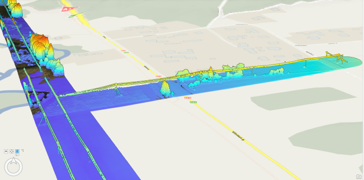 Utilizing Cloud-Based LIDAR data analysis tools for vegetation management